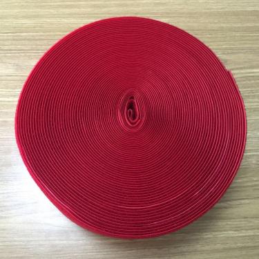 大紅色M057加厚粘扣帶